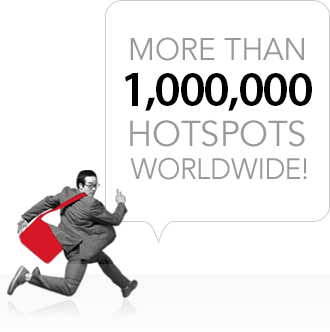 More than 600,000 hotspots worldwide!